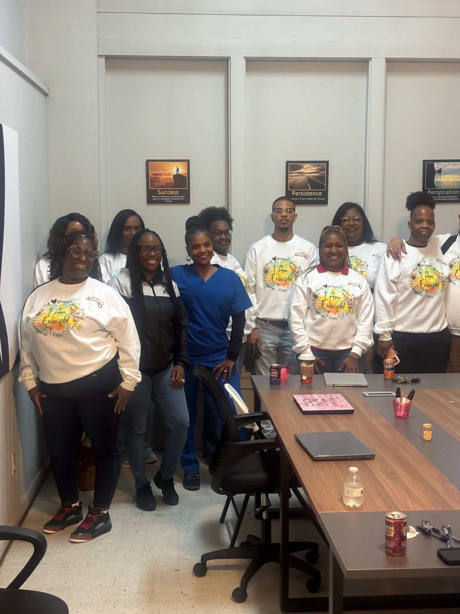 EVAC staff at a Beaumont community gathering