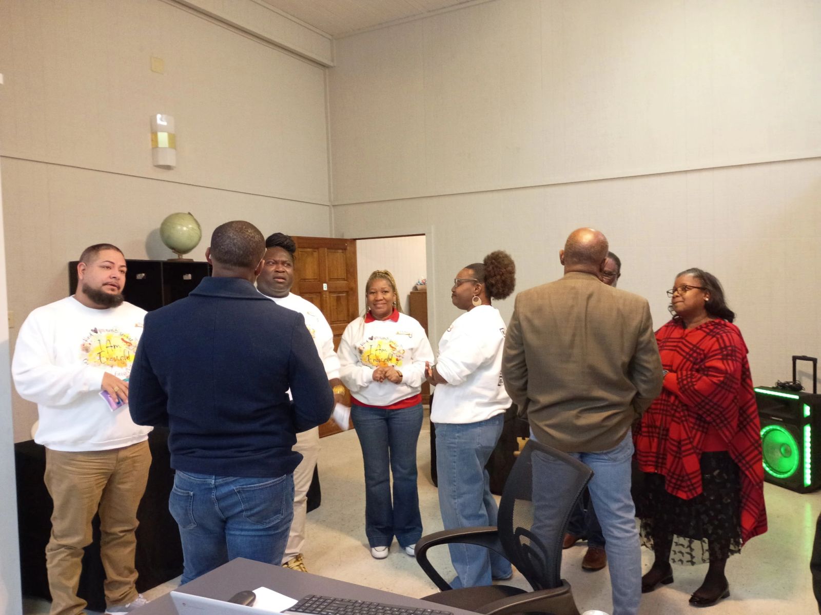 Families attending an EVAC event in Beaumont
