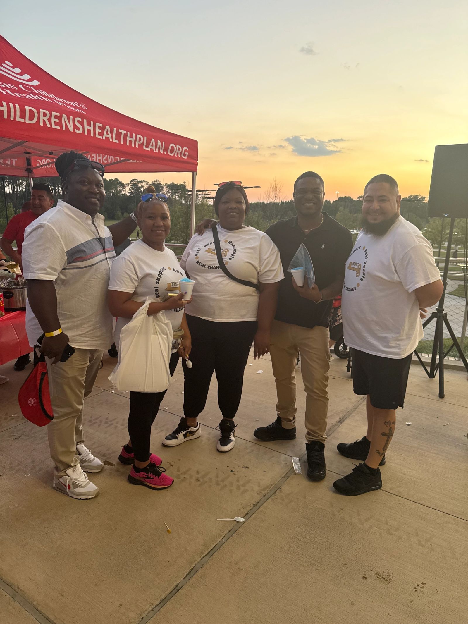 EVAC staff at a community resource fair