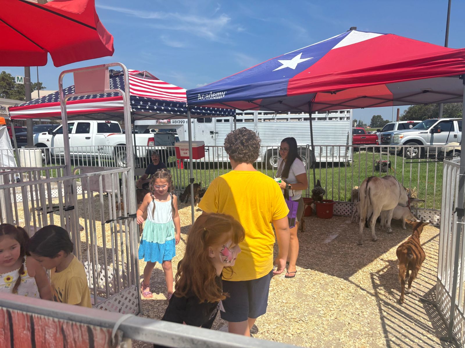 EVAC team at a neighborhood event